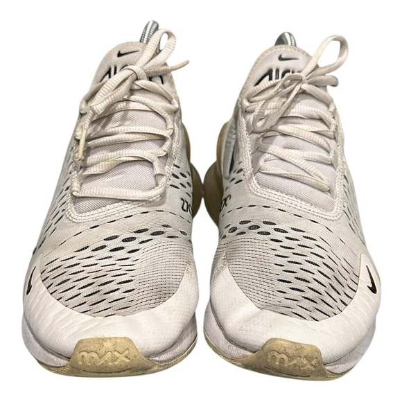 Nike Air Max 270 Shoes Womens Size 9 White Mesh Running Sneakers AH6789-100 - Picture 2 of 12